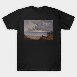 sandown bay from near shanklin chine isle of wight 1827 - John Glover T-Shirt